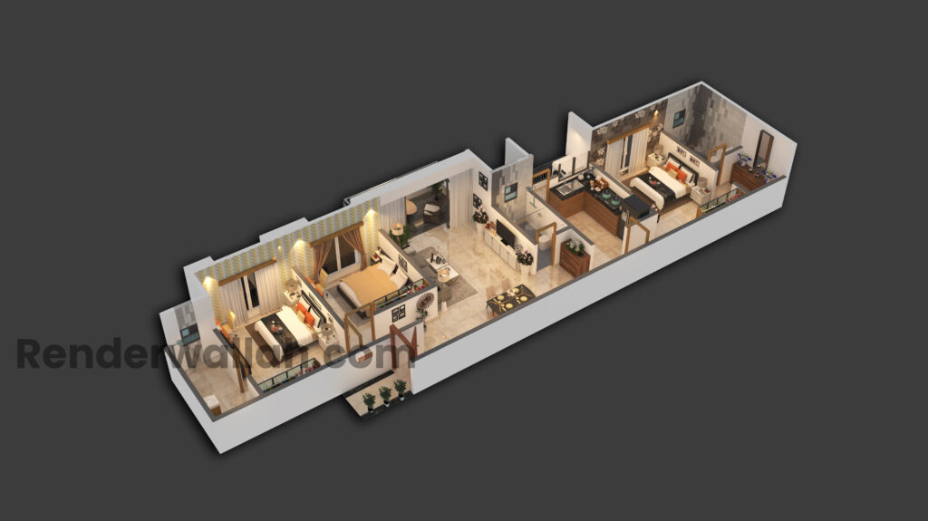 floor plans 3d view